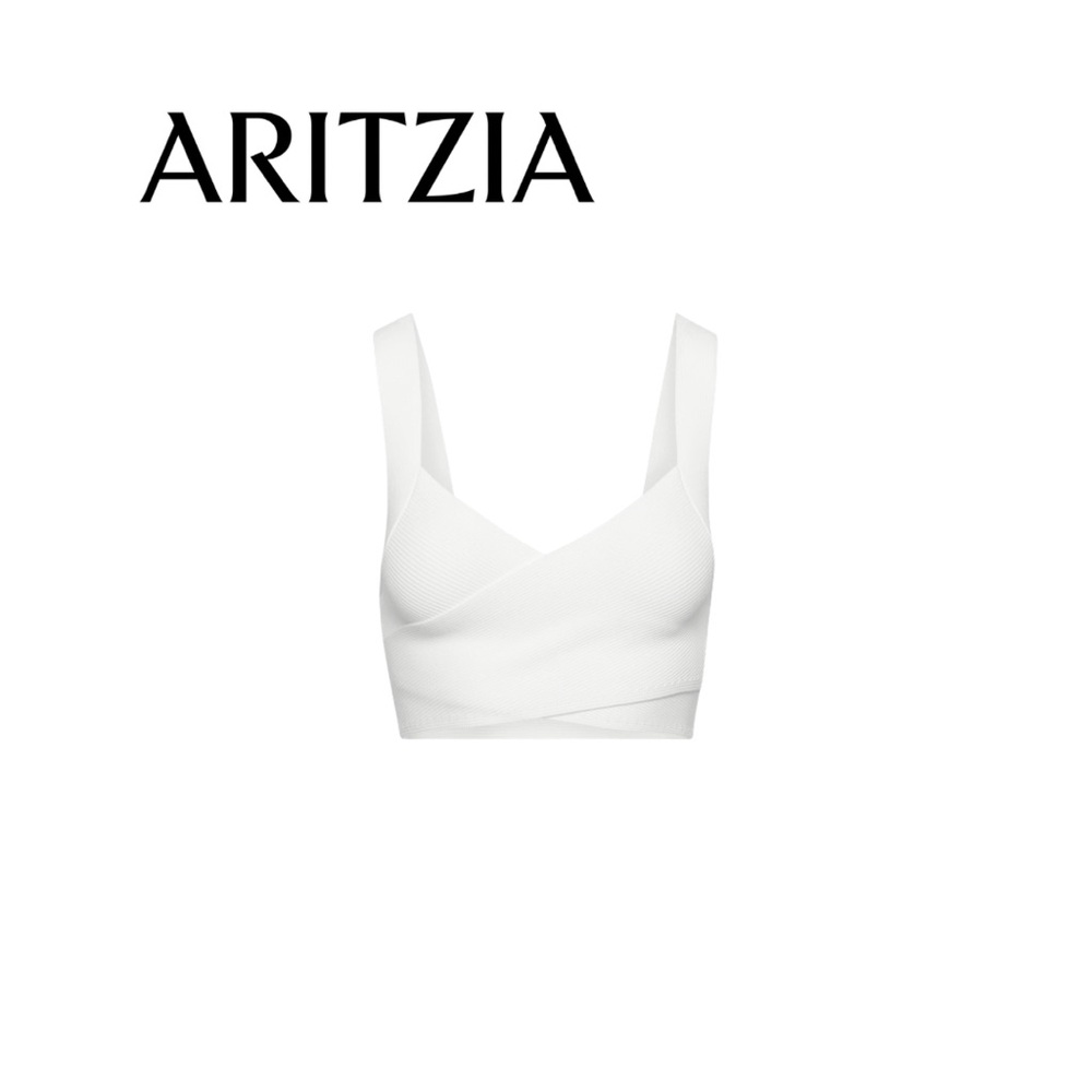 Aritzia Sculpt Knit Wrap Tank